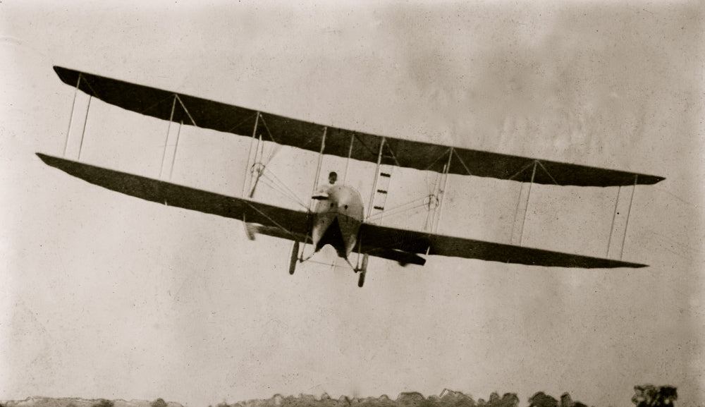 New Wright Military Aeroplane Poster Print showcasing early aviation.
