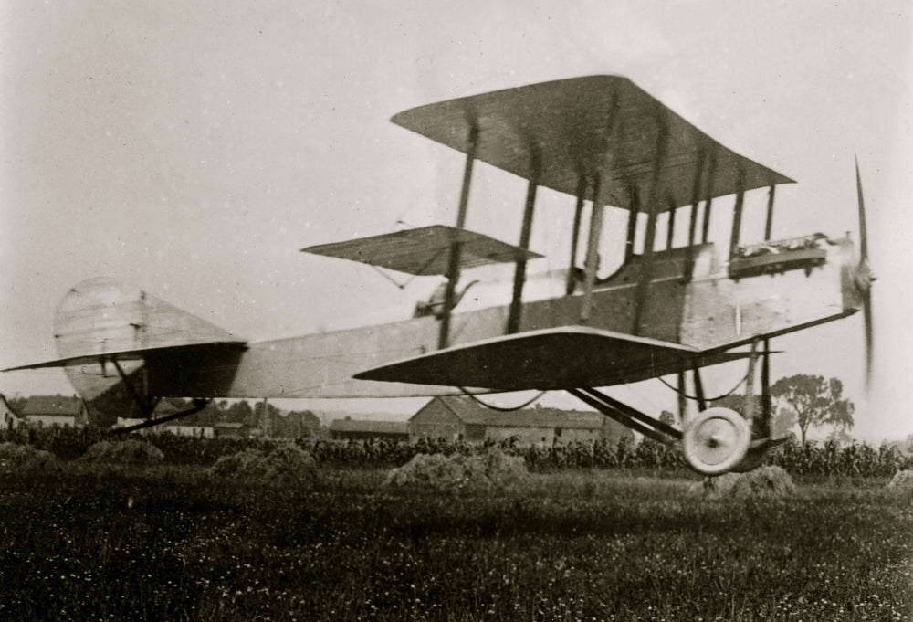 Curtiss 160 H.P. Military Plane Poster Print showcasing early aviation design.
