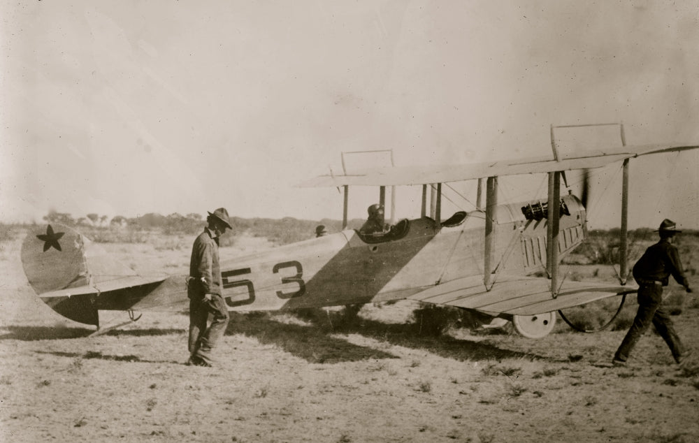 Lt. Chapman near Casas Grandes poster print showcasing a historic landscape
