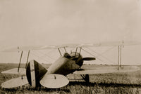 Marine's in Scout Plane Poster Print showcasing military aviation.