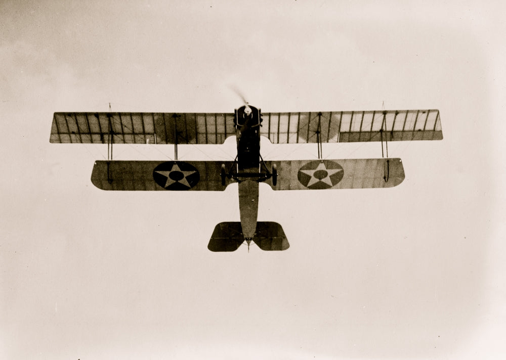 Marine Looping Plane Poster Print showcasing an aerial maneuver.