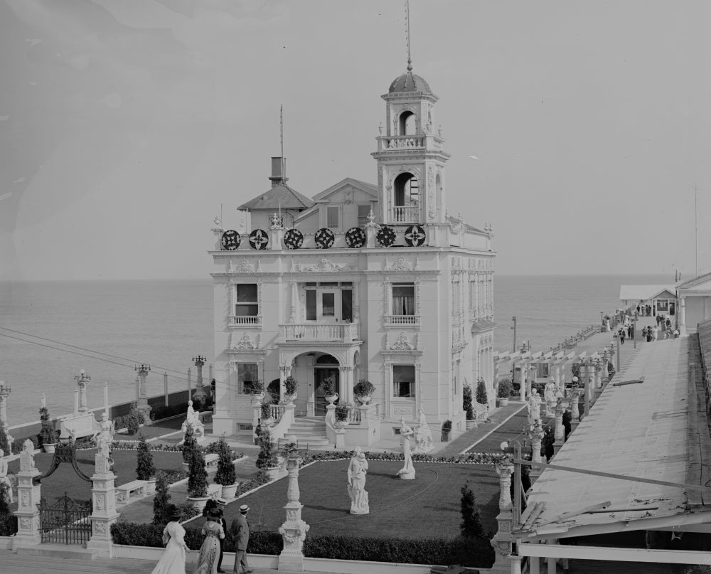 Young's Residence on Million Dollar Pier, Atlantic City poster print.