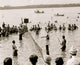 Water Tennis at the Tidal Basin Poster Print showcasing citizens enjoying outdoor sports in Washington, D.C.