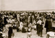 Crowds on the Beach at Coney Island Poster Print