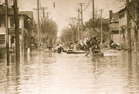 Rescue Work in Dayton, Ohio Poster Print showcasing dedication of rescue workers.