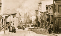 San Francisco Earthquake & Fire Poster Print capturing the historic disaster.