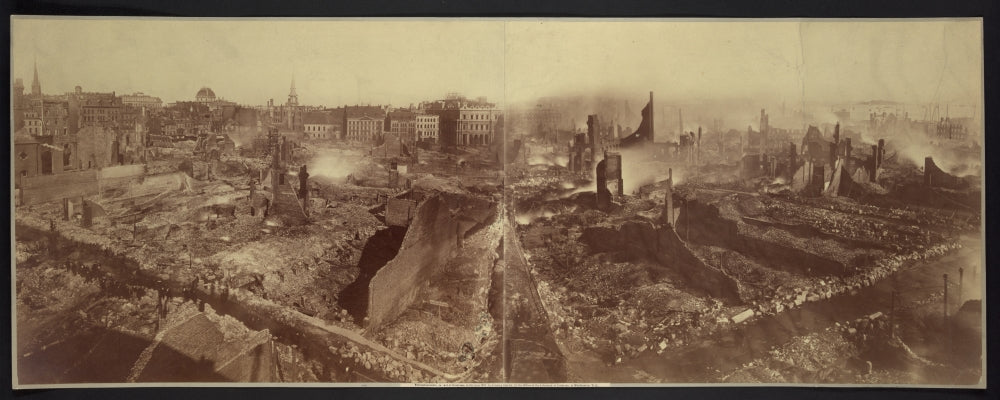Boston After the Fire, November 9th & 10th, 1873 Poster Print