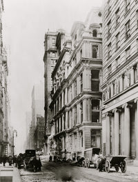 Equitable Fire Ruins Poster Print featuring Broadway & Pine St. North.