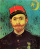Milliet, Second Lieutenant of the Zouaves Poster Print showcasing historical military art.