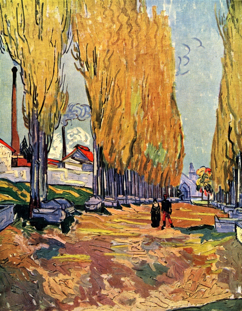 Les Alyscamps Poster Print showcasing classic artwork in vibrant colors.