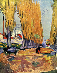 Les Alyscamps Poster Print showcasing classic artwork in vibrant colors.