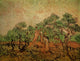 Olive Picking Poster Print showcasing serene nature artwork.