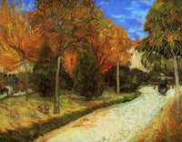 The Public Park at Arles Poster Print showcasing vibrant colors and serene landscape.