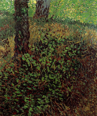 Undergrowth Poster Print showcasing lush vegetation and nature art.