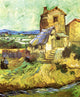 Old Mill Fine Art Poster Print showcasing tranquil landscape.