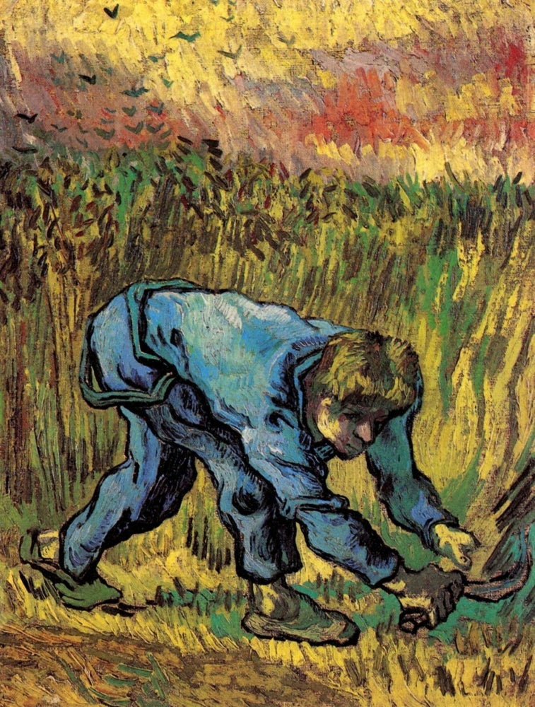 Reaper with Sickle Fine Art Print by Jean-François Millet
