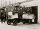 Firemen Posed on Fire Engine Poster Print featuring New York City.