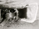 Miner operating mine machinery poster print