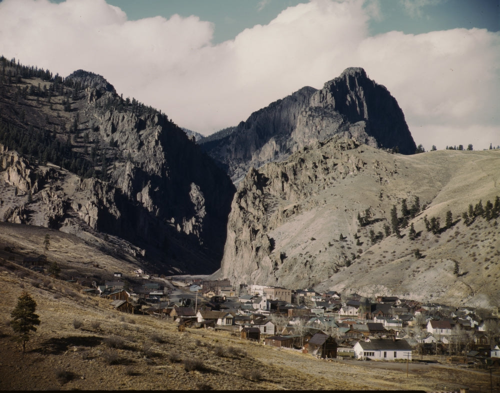 Creede Lead Mines poster print showcasing historic mining activity.
