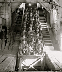 Hecla Shaft No. 2 Poster Print showcasing Calumet, Michigan