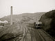 Iron Mine Poster Print showing Red Mountain in Birmingham, Alabama