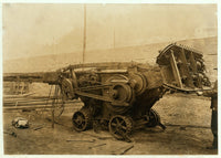 Coal mining machine poster print from Gary, West Virginia.