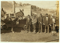 Tipple Boy and Drivers Coal Mine Poster Print from Grafton, WV