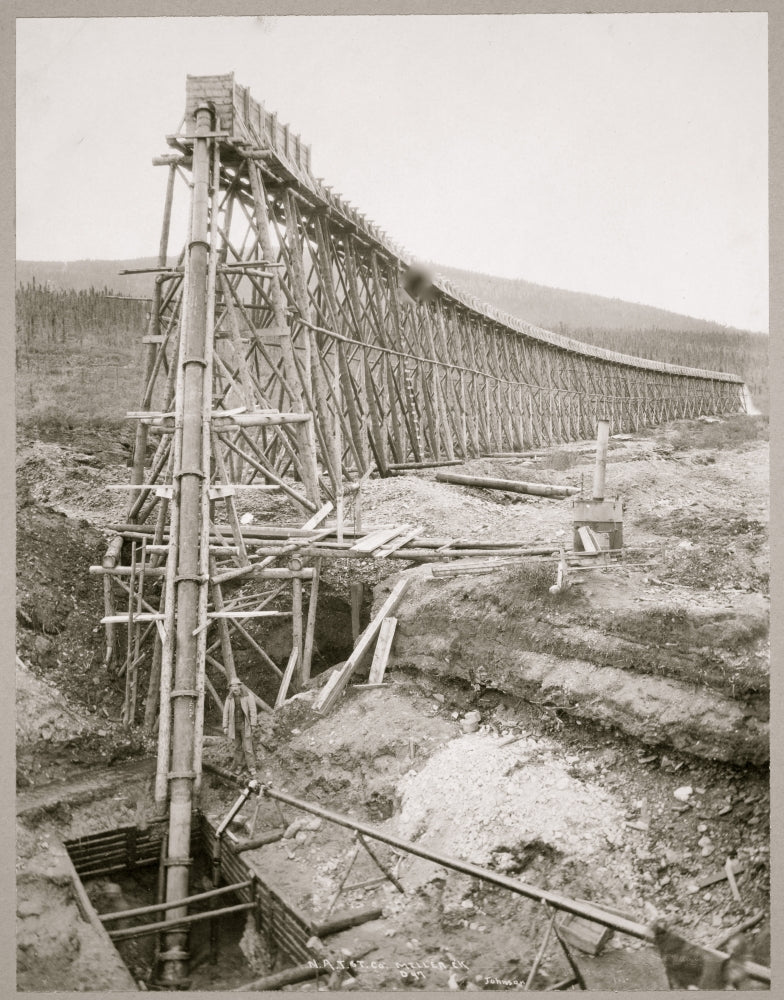 Mining Structure Poster Print showcasing industrial beauty.