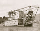 Dredge No. 3 working in the Klondike River, vintage poster print