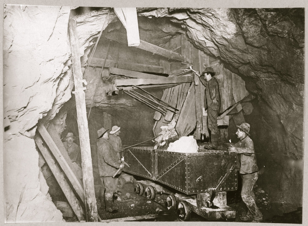 Treadwell Gold Mine poster print showcasing an underwater scene.