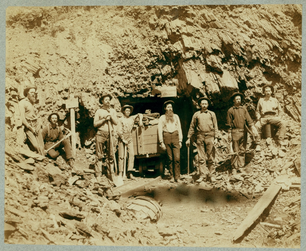 Montana Mine Poster Print showcasing stunning landscape artwork