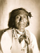 Woopa Moqui Indian half-length portrait poster print