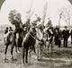 Sioux Indians and Ponies Poster Print showcasing Native American culture.