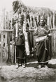 Santa Clara Pueblo Indians poster print showcasing vibrant Native American artwork.