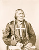 Little Robe Cheyenne Indian half-length portrait poster print