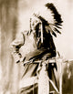 Bird Head Sioux Poster Print showcasing vibrant colors and Native American culture.