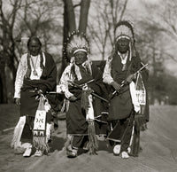 Cheyenne Chiefs Poster Print showcasing Native American culture.