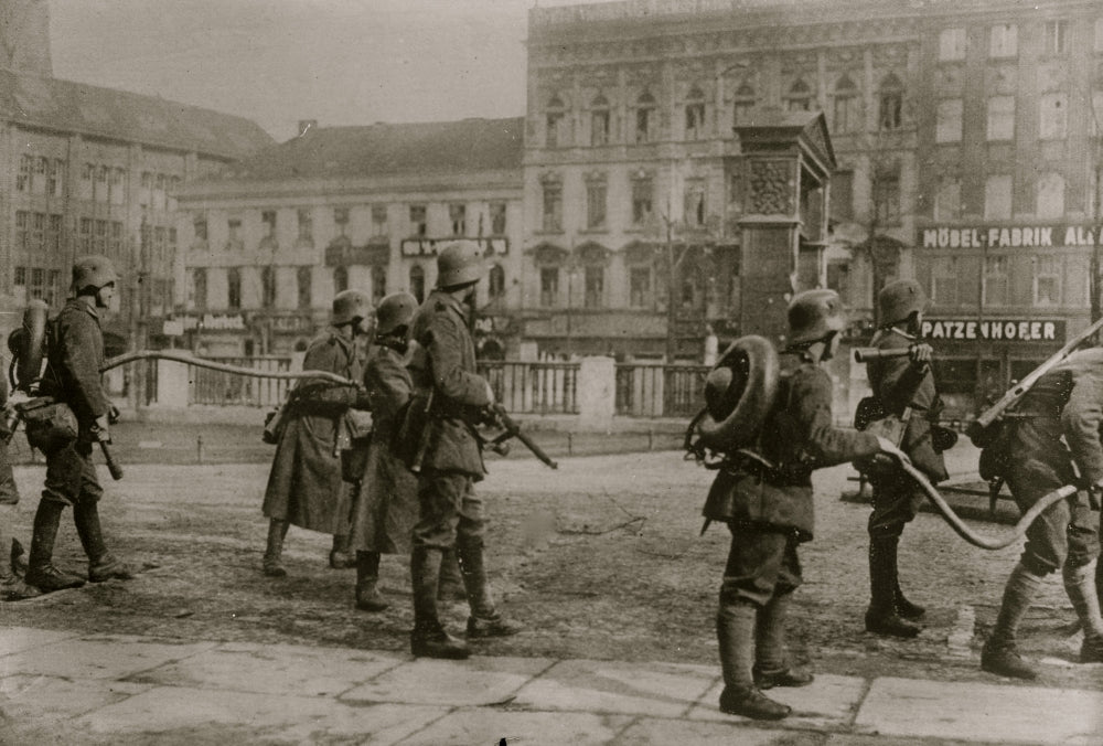 Flame Throwers in Berlin During the Kapp Putsch Poster Print