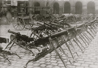 German Mitrailleuses in Invalides, Paris Poster Print