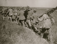 German Troops on the March with Prisoners Poster Print