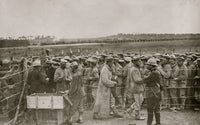 German Prisoners in France Return from Work Poster Print