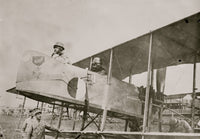 Capt. Berthaut and Capt. Hoppe German Bi-Plane Poster Print