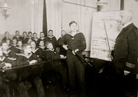 German Marine School on Prinz Heinrich Poster Print