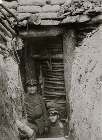German Bomb-Proof Shelter Poster Print showcasing historical resilience.