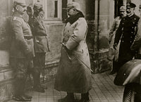 Kaiser Wilhelm and Staff Officers Poster Print