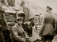 Observation from German Trenches Poster Print showcasing historical war themes.