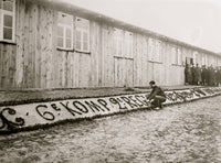 French Gardener Prison Camp Zossen Poster Print in multiple sizes.