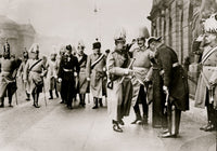 Kaiser on his birthday congratulated by Tirpitz Poster Print