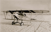 Maughan's Curtiss Pursuit Plane Poster Print showcasing early aviation design.