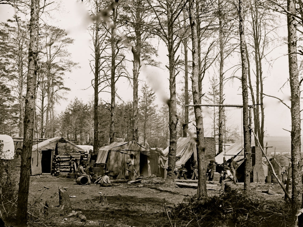 Brandy Station Virginia Telegraph Corps Camp Poster Print
